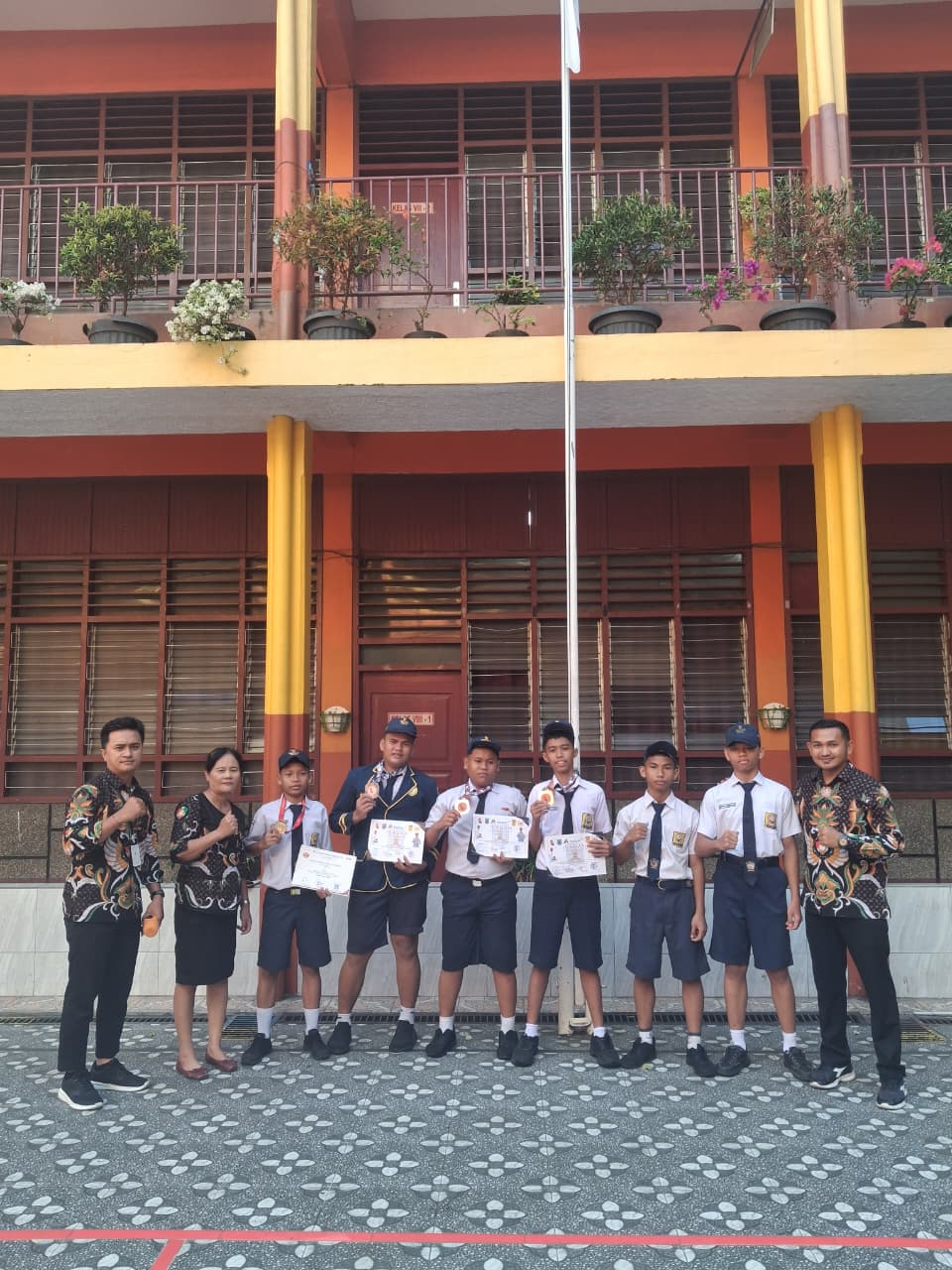 Siswa SMP Swasta Santa Maria Medan Raih Juara pada Kejuaraan Daerah Funakoshi Se-Sumatera Utara Piala Komandan Lanud Soewondo